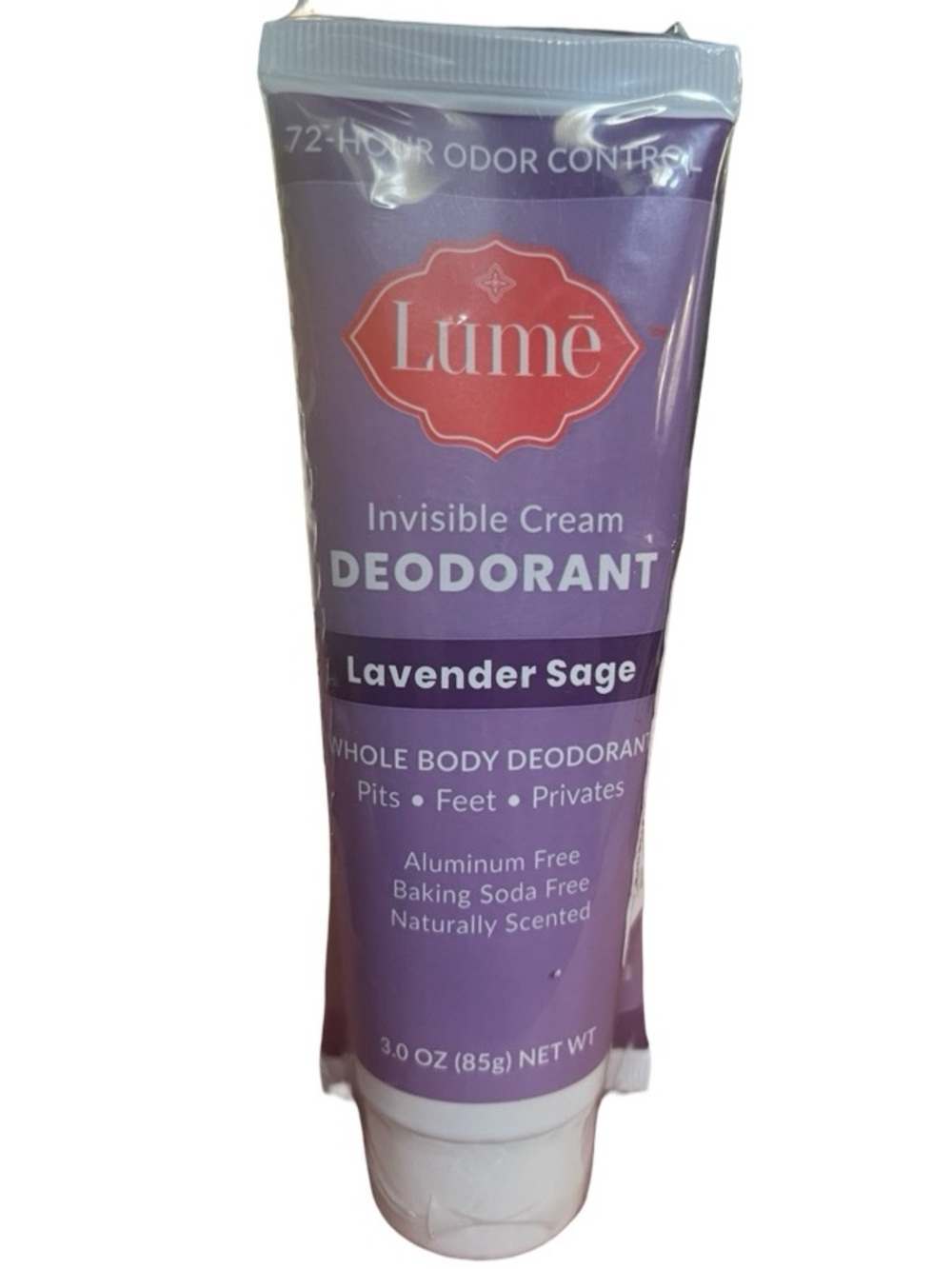 Lumē Lavender Sage Invisible Cream Deodorant - Purple - Picture 2 of 3